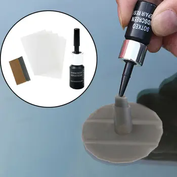 

2020 Car Universal 4pcs Car Windscreen Windshield Glass Nano Repair Kit For Chips Cracks Scratches Car Windows Repair