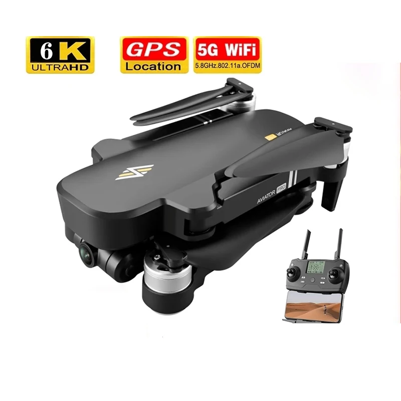 

2020 Brand New 8811 Pro Nemote Control UAV 6k HD Mechanical Universal Camera 5G WiFi GPS System Supports TF Card UAV To Fly For