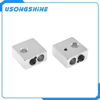 

Aluminum Heater Block All-Metal 20*20*10mm for MK7 MK8 Extruder RepRap i3 DIY 3D Printer Hot End For 3D Printing