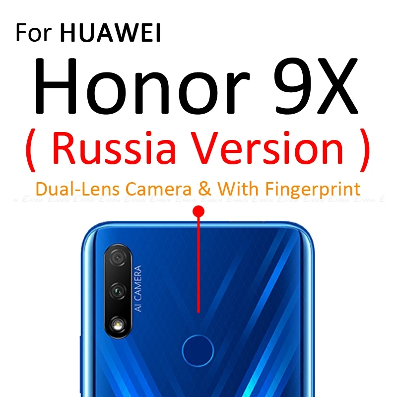 Прозрачный силиконовый чехол для телефона с полным покрытием для HuaWei Honor 9X V9 8A 8C 8X8 S фотоаппаратов моментальной печати 7S 7A 7X 7C 7 6A 6C 6X6 8 Pro Max играть 3 3e глобальной ТПУ чехол - Цвет: For Honor 9X Russia