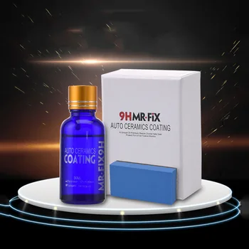

NEW Car Liquid Ceramic Coat Super Hydrophobic Glass Coating Set Polysiloxane Nano Materials Car Polish Auto Glasscoat 9H
