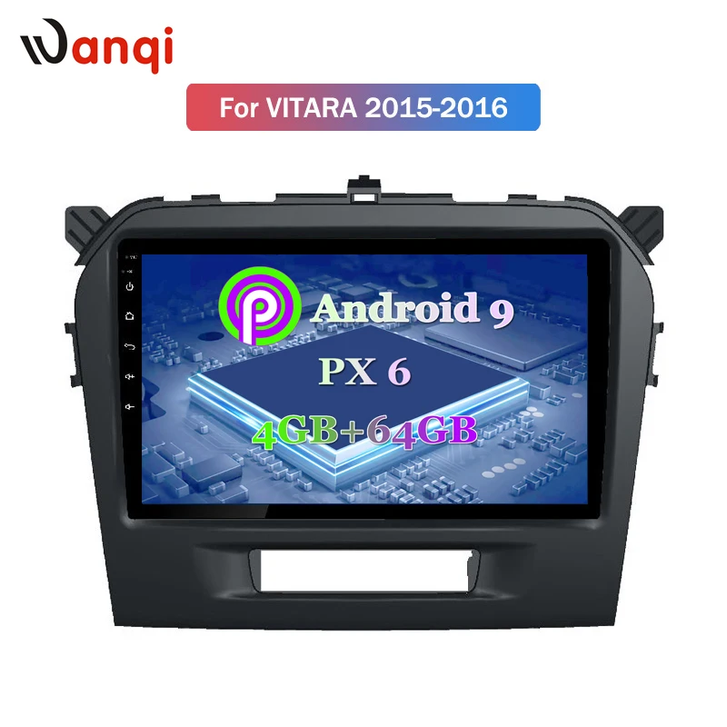 9 дюймов Android автомобильный мультимедийный плеер для Suzuki Vitara 2015 2016 2017 2018 2019 gps