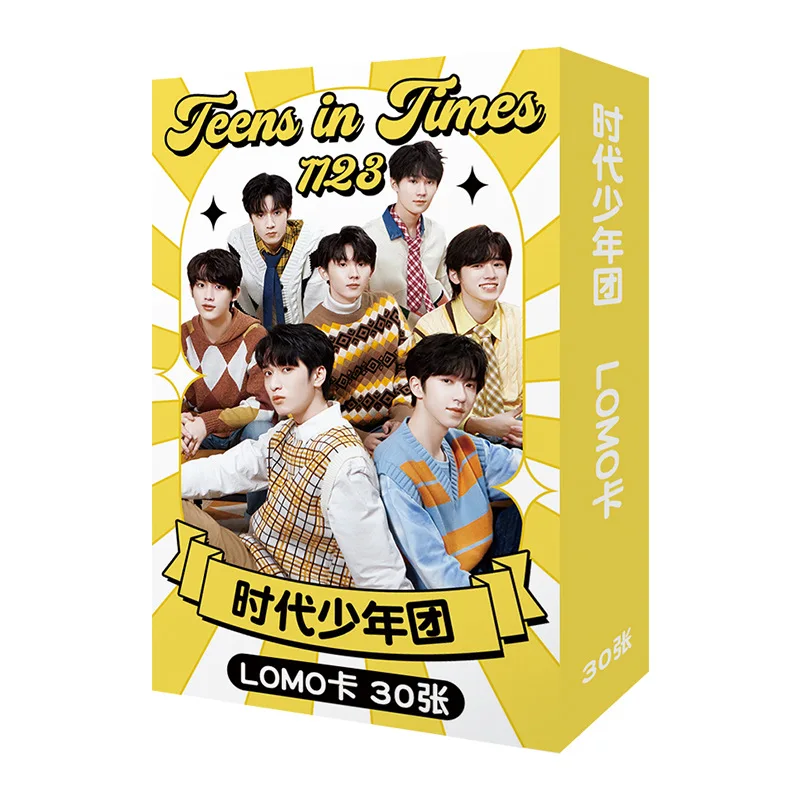 30 Sheets/Set Xiao Zhan, Wang Yibo, Cai Xukun, Jackson Yee, TNT Star LOMO Card Mini Postcard DIY Message Card Gift