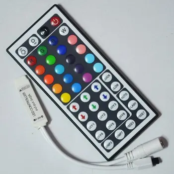

10pcs/lot 3CH DC12V 72W 24V 144W RGB LED Controller 44key led conrtoller led rgb strip 5050 /3528 DHL free shipping