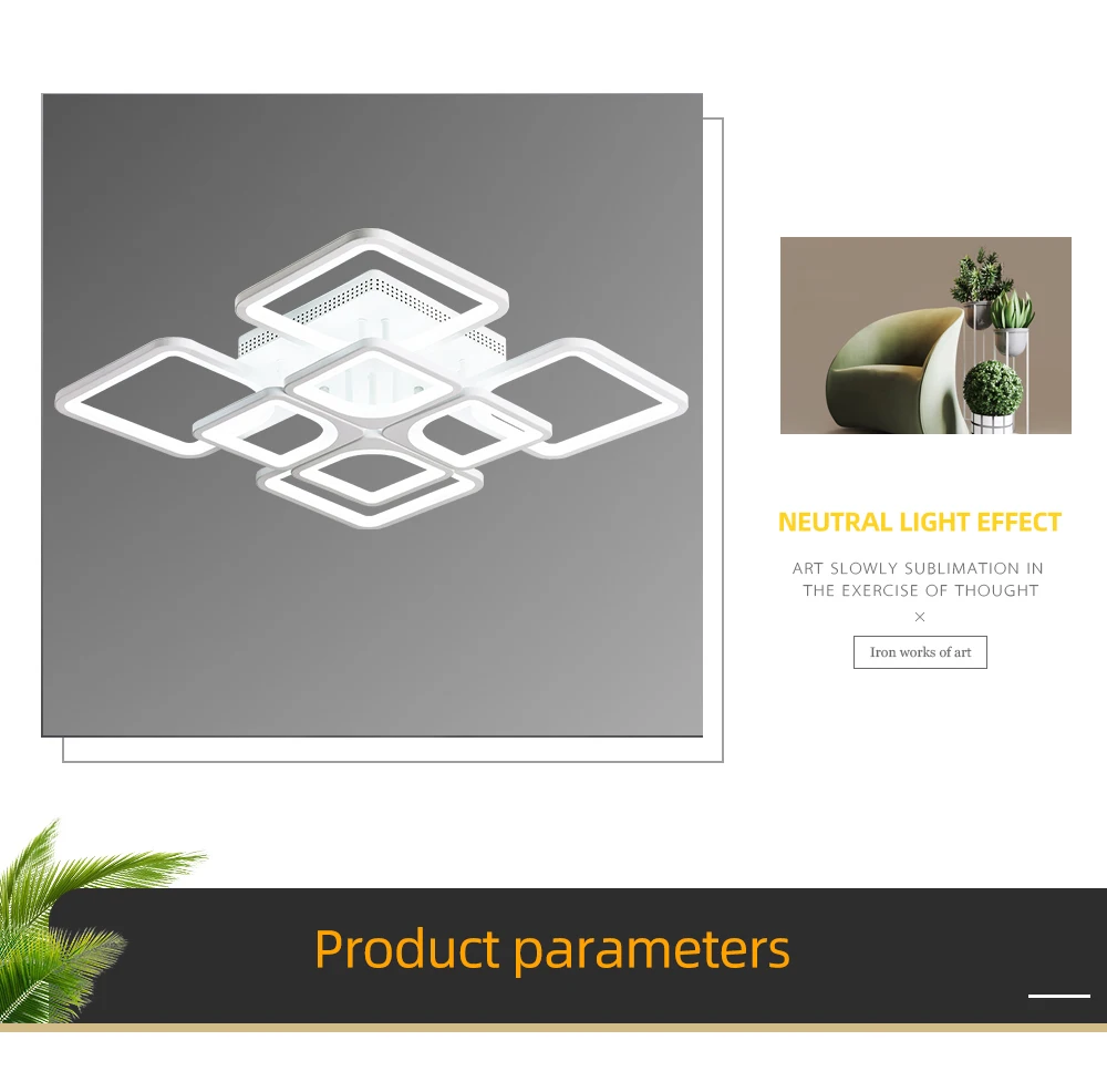 IRALAN, современный светодиодный потолочный светильник для гостиной/кабинета, спальни, кухни, дизайнерский Декор, люстры, дизайнерский светильник для дома