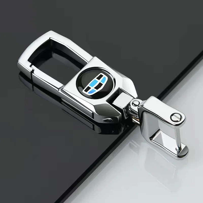 3D металлический автомобильный брелок с логотипом для Geely Atlas Boyue NL3 Emgrand X7 EX7 Borui Coolray