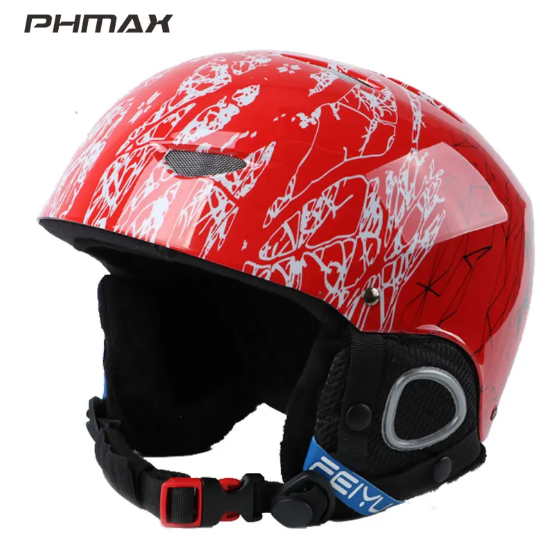 PHMAX Winter Kids Ski Helmet Children Breathable Snowboard Helmet Boys Girls Outdoor Sports Keep Warm Skiing Skating Head Wear