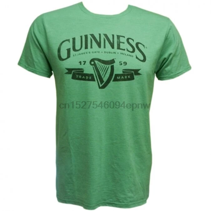 Guinness Green 1759 футболка с потертостями из хлопка TS3F5UGNS| |