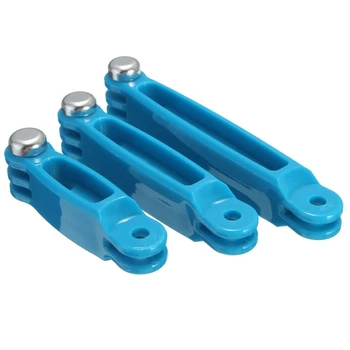 

3 in 1 Extension Arm Pole Mount Helmet for Gopro HD Hero 4 3+ 3 2 1