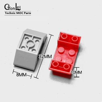 

20Pcs/Lot Technic Slope Inverted 45 Degree 4 x 2 Double Parts for Building Blocks Roof Tile MOC Brick Parts set DIY Toys