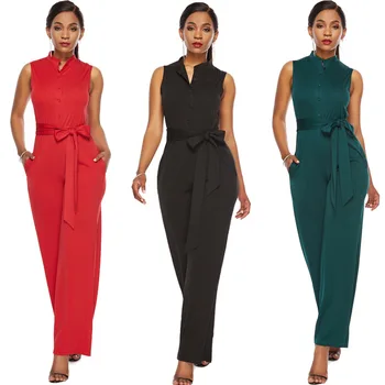 

Women Jumpsuit Elegant Overalls Sexy Bodycon Romper Rompers Womens 2020 Summer New Legged Jumpsuits Spandex Solid