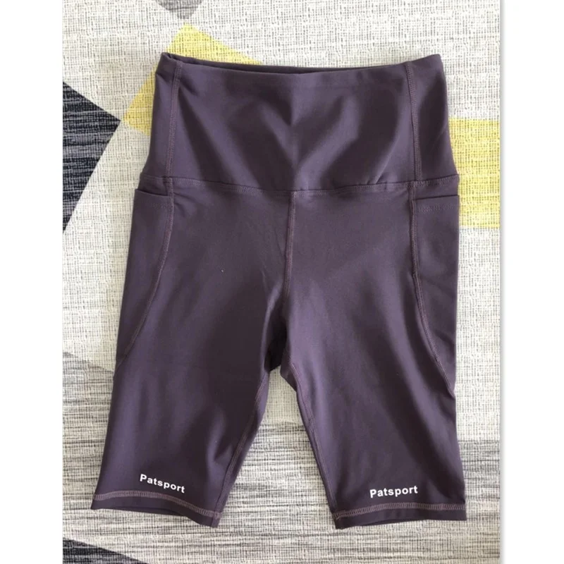 Fashion Letter print biker shorts high waist women short pants fitness active Wide Waistband Casual yoga cycling shorts Trousers