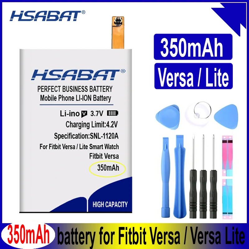 HSABAT 100mAh~500mAh Battery for FITBIT IONIC / Blaze / Surge / Charge HR / Charge 2 / Charge 3 / Versa / Versa Lite / One best mobile battery