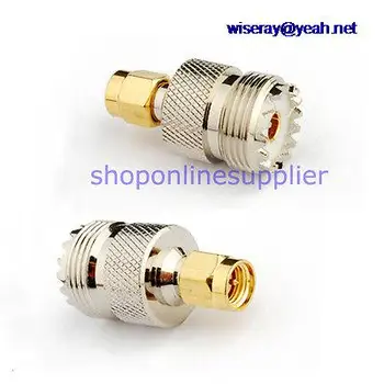 

DHL/EMS 100pcs RF coaxial adapter SMA male to UHF female Connector -A7