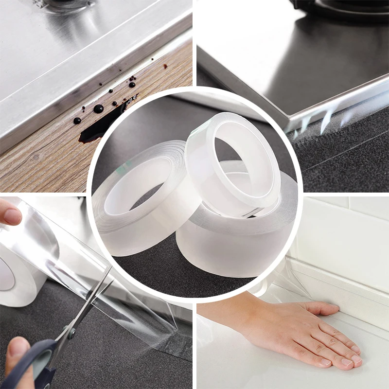 Великобритания! Водонепроницаемый уплотнительный Скотч для кухни, защитное покрытие для ванной комнаты, рулон