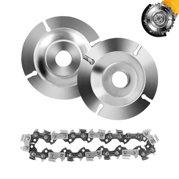 

4 Inch Grinding Disc Tooth Fine Chain Saw Angle Carving Culpting Wood Plastic
