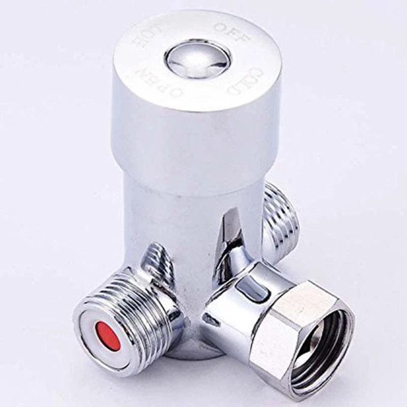 Faucets Temperature Mixing Valve for Pressless Sensor Faucet,Polished Chrome