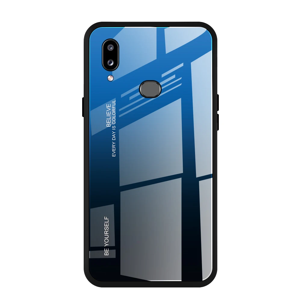 07 Градиент Стекло чехол для телефона для samsung A10S 10 S 10 S A10 S Чехол A20S A20 A30 A50 S A30S A50S S10e S10 плюс Чехол Coque чехол - Цвет: 07