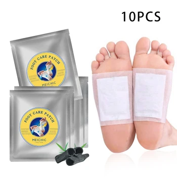 

10pcs Adhesive Pad Health Care Pain Relief Cleansing Dehumidify Foot Detox Patch Anti Swelling Sleeping Weight Loss Relaxing