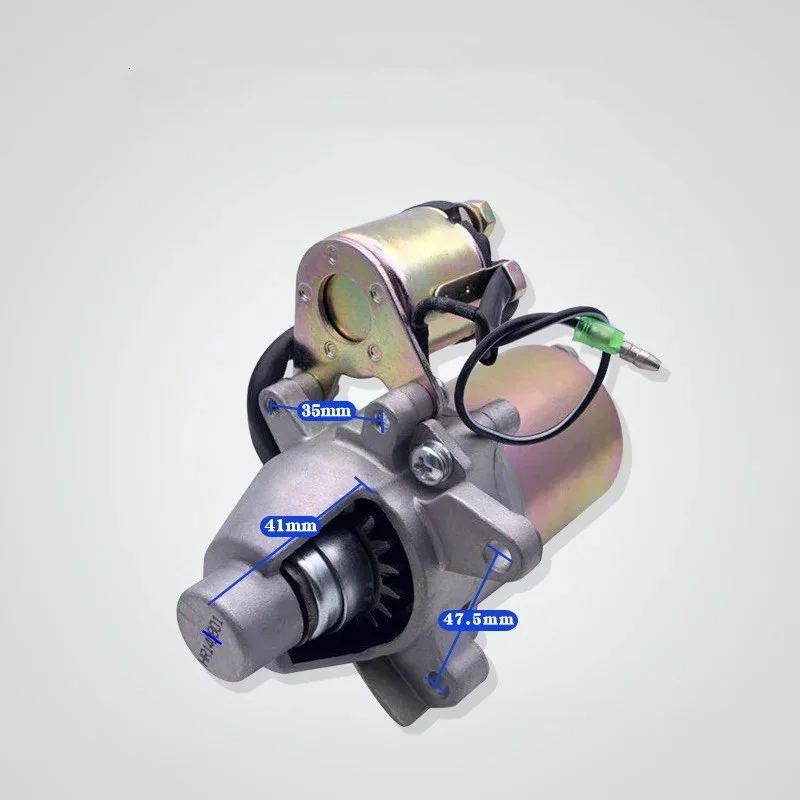 2 кВт электрические пусковые наборы для HONDA GX160 GX200 и т. д. 3 кВт корпус генератора стартер двигателя маховик заряд катушки переключатель DIY установка