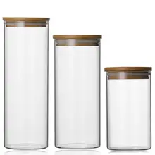 Glass Jars Sealed Cans with Cover Kitchen Food Storage Bottles Large Capacity Mason Spice Jars Candy Storage banks Tea Box