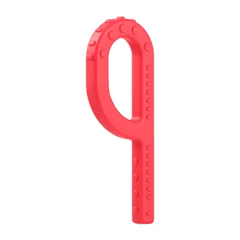 

P Shaped Training Silicone Teether Therapy Infant Developmental Flexible Sensory Chewing Stick Toy Autistic Non Toxic Baby Care