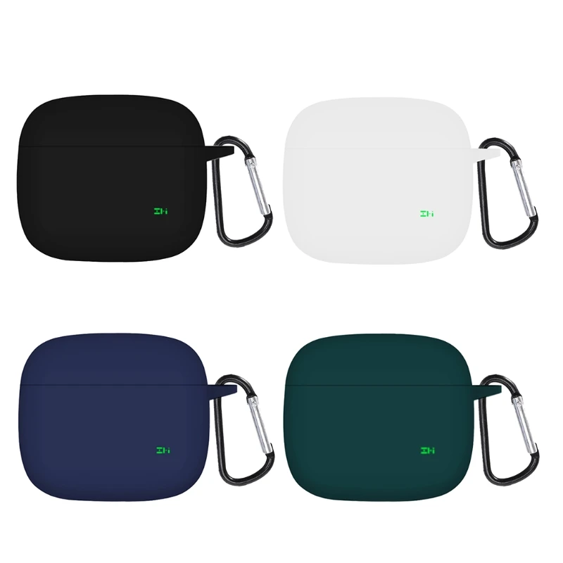 Новый нескользящий защитный чехол для ZMI PurPods Pro, однотонный силиконовый чехол для беспроводных Bluetooth-наушников, противоударный защитный чехол