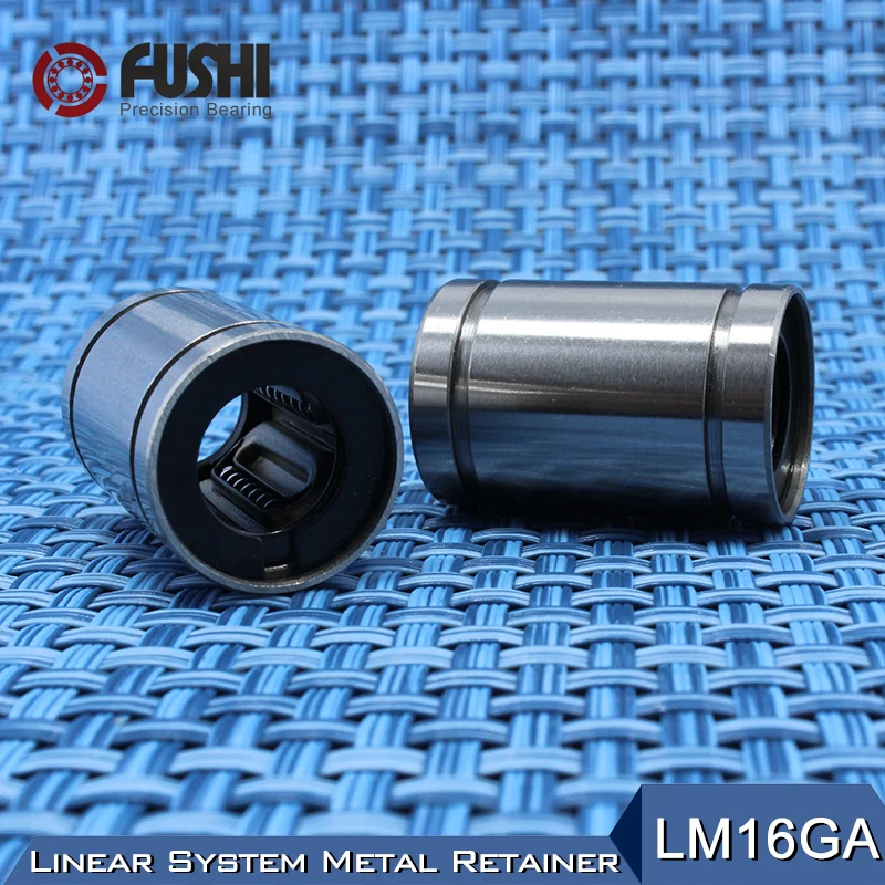 

LM16GA Linear Ball Bearings 16*28*37 mm ( 1 PC ) CNC Metal Steel Retainer Linear Bushing LM16UU Shaft 16MM LM16 GA Bearing