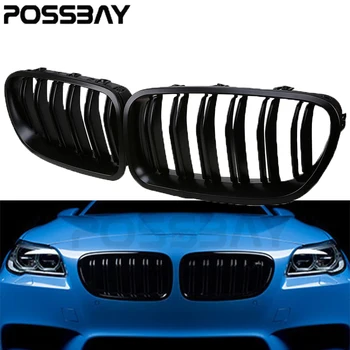 

POSSBAY New Hot Matte Black Double Slats Front Kidney Grills Grille For BMW 5-Series F11 Touring 2010-2016