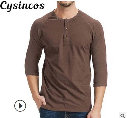 CYSINCOS Новая мужская рубашка Camisa Летняя мужская блузка с длинными рукавами Топ новый стиль удобная из чистого хлопка Льняная мужская рубашка