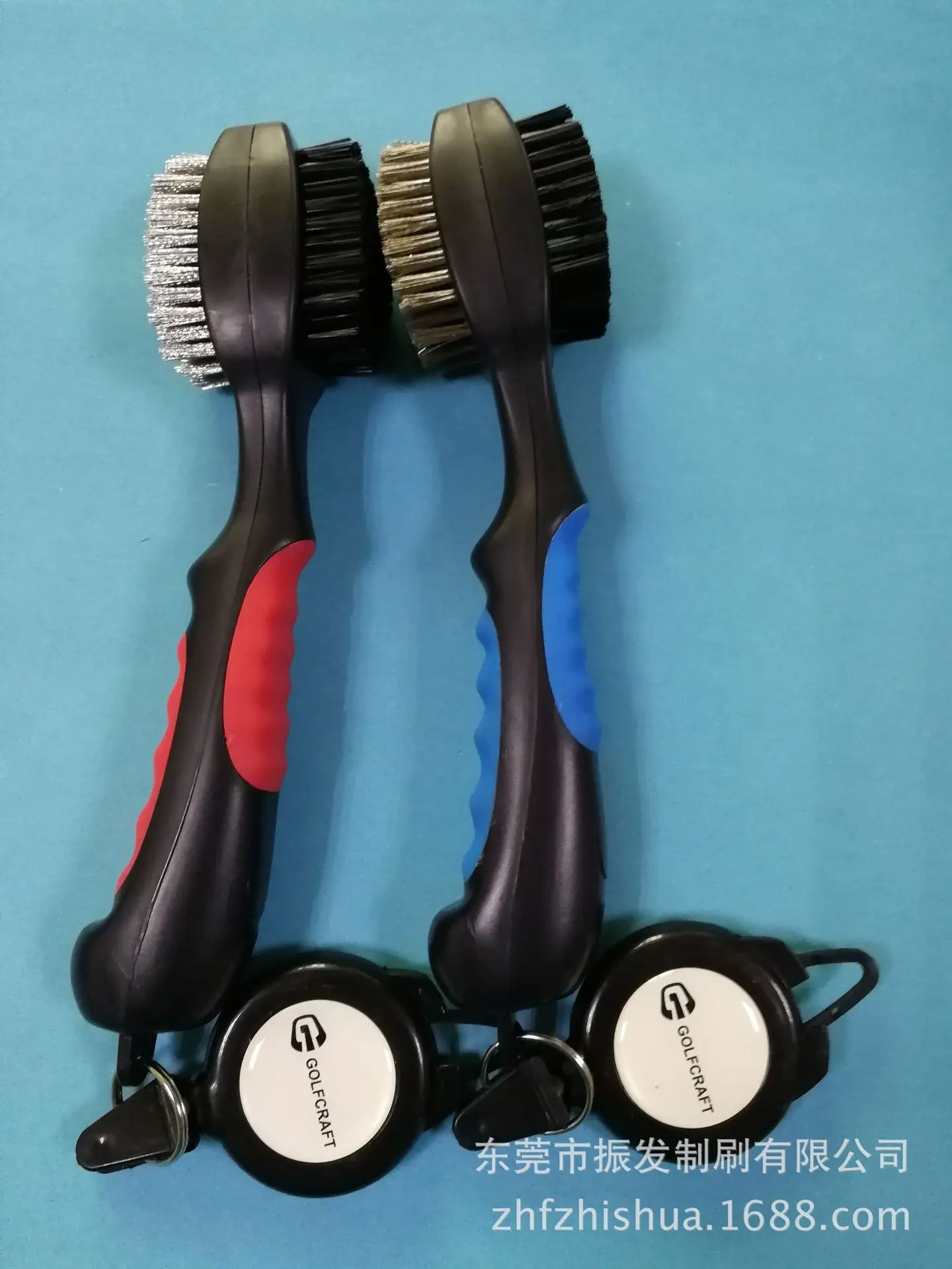 Manufacturers Direct Supply High Quality Multi-functional New Style Golf Cleaning Brush Golf Ball Head Cleaning Brush golf shua