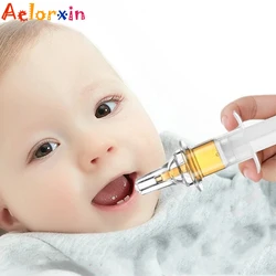 New Baby Smart Medicine Dispenser Needle Feeder Squeeze Medicine Dropper Dispenser Transparent Pacifier Kids Feeding Utensils