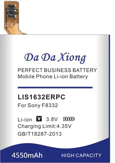 DaDa Xiong 4550mAh LIS1632ERPC Аккумулятор для sony Xperia XZ Dual Sim F8332 XZs F8331