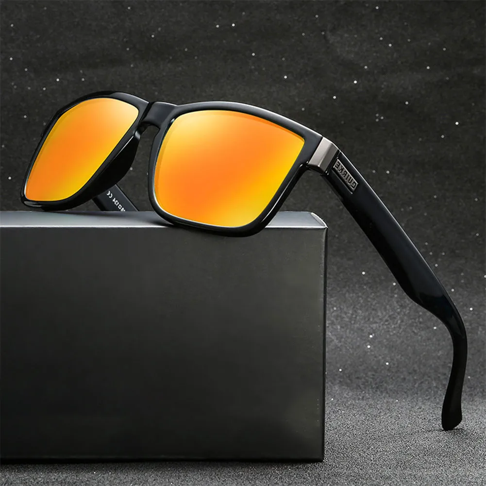 Fashion Square Retro Large Square Polarized Light Decorative Pattern Sunglasses Women Versatile Big Motion Frame Sunglasses square sunglasses women