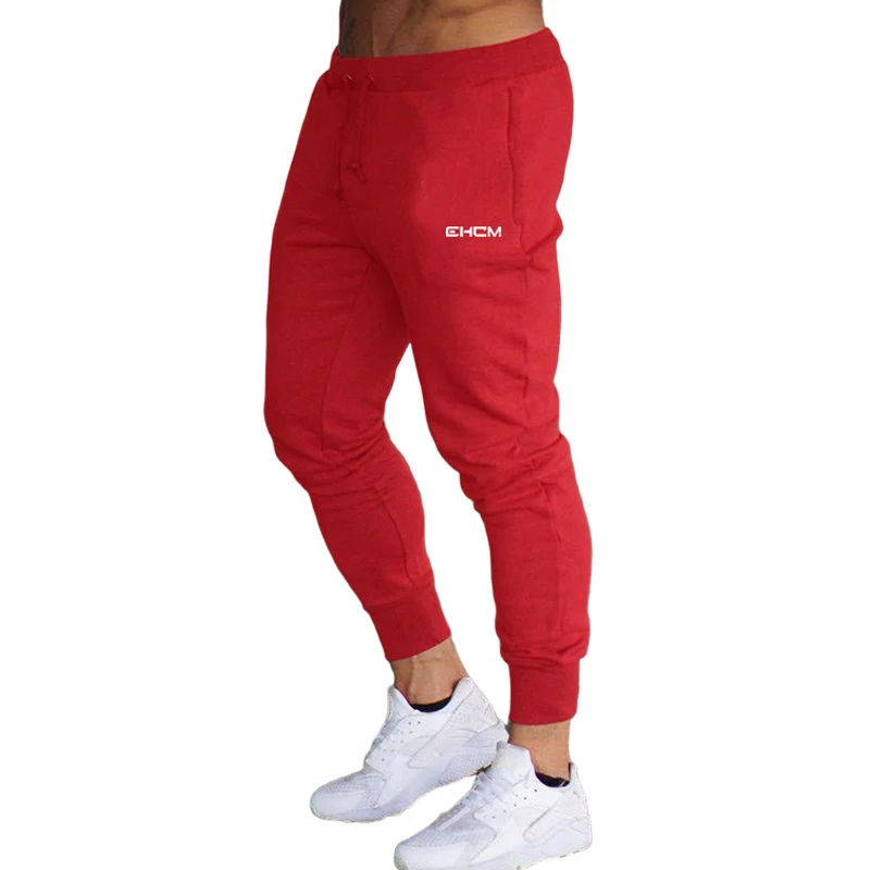 

Fit Four Seasons Men Jogger Sweatpants Football Sport Solid Pants Thin Section Skinny Lightweight Fitness Training Trousers