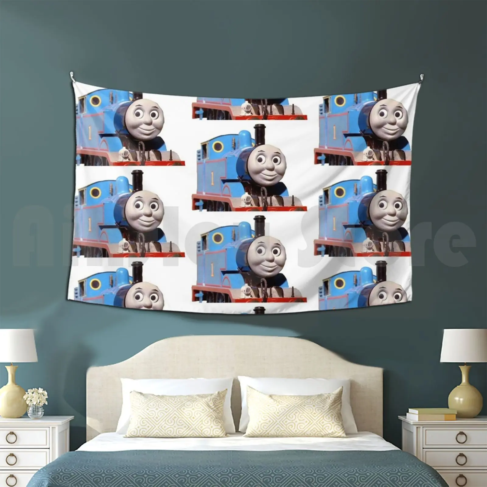 Thomas The Tank Engine (Originale) Arazzo Personalizzato Thomas The Tank Engine Thomas Train Trains Kids