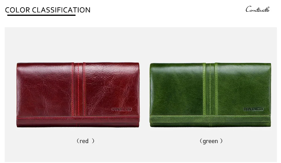 Long Genuine Leather Wallet Women Wallet Credit Card Holder Female Purse Women Clutch Bag Female Clutch Wallets High Quality