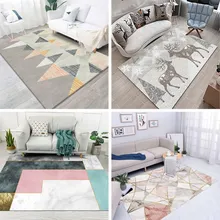 3D трёхмерный Хрустальный ковер для спальни, спальни и гостиной, скандинавские простые в уходе милые девичьи комнаты, японские прикроватные кровати