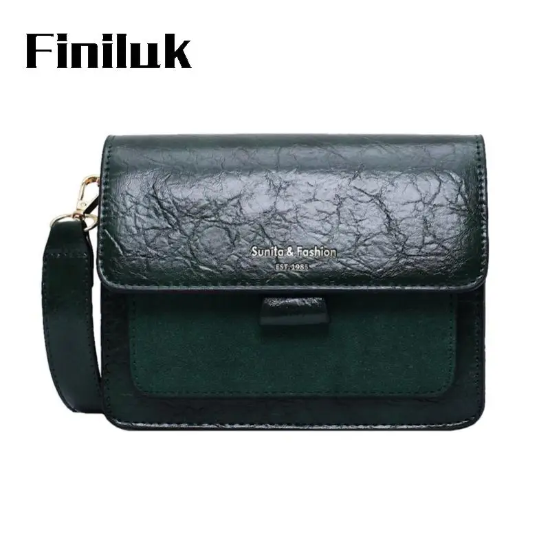 

Fililuk Pleated Small Women Bags Korean Style Square Shoulder Bag Autumn and Winter Vintage Crossbody Bag BIW443 PM49