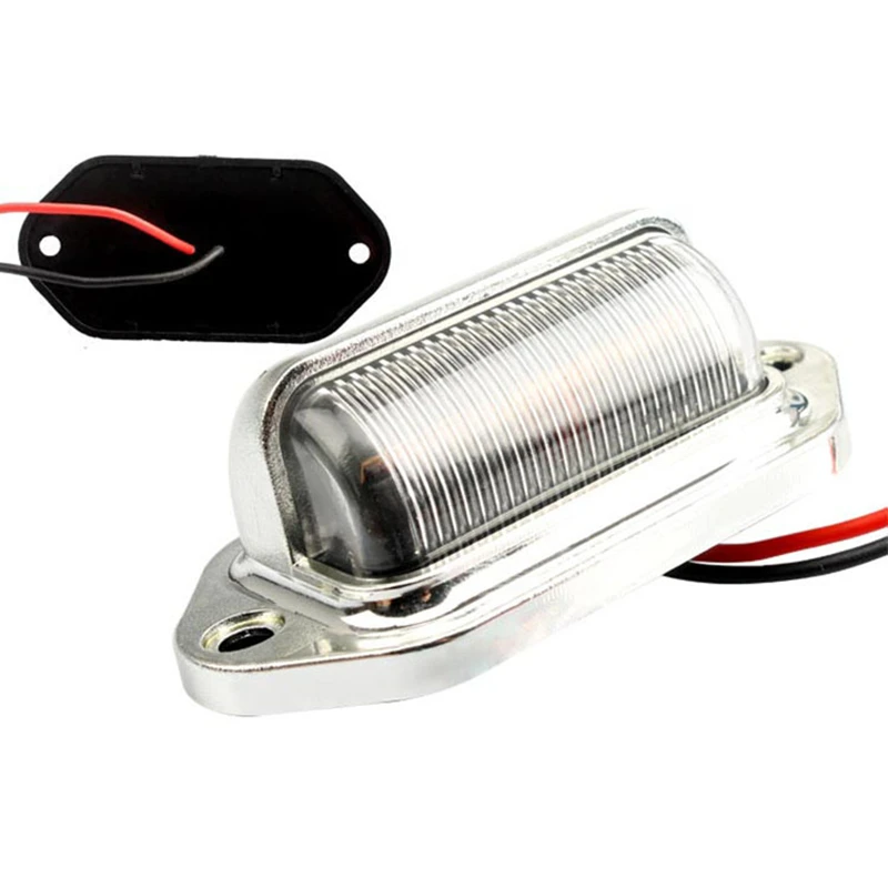 2 шт. для номерного знака автомобиля 6LED 12V 24V универсальный для прицепы Грузовые автомобили Ван жилых автомобильных прицепах фонарь Боковой габаритный фонарь лампа