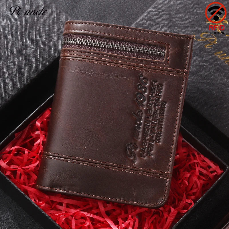 Men Wallet 2021 New Genuine Leather Men's Purse Design Male Wallets