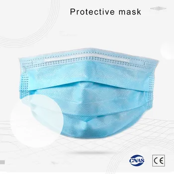 

20PS Disposable medical three-layer protective masks anti-flu bacteria face dust-proof safety masks free home delivery