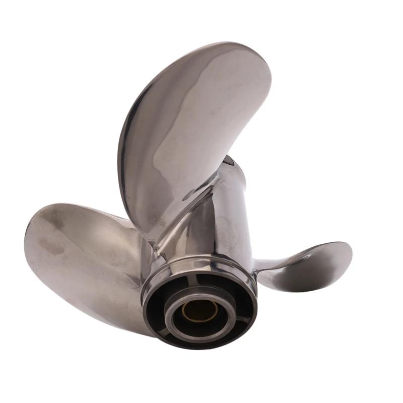 Boat Motor Stainless Steel Propeller 9 7/8X13-F for Yamaha 20HP 25HP 30HP Outboard Engine 9 7/8 X 13-F 664-45949-02-00
