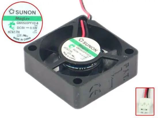 SUNON GM0503PFV2-8 Server Cooling Fan DC 5V 0.5W 30x30x10mm 2-wire | Компьютеры и офис