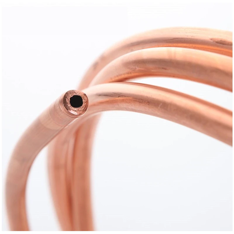1m/3m OD 2mm-12.7mm Copper Coil / Air Conditioning Refrigeration Tubing /T2 Soft Coil Copper Tubes copper tube