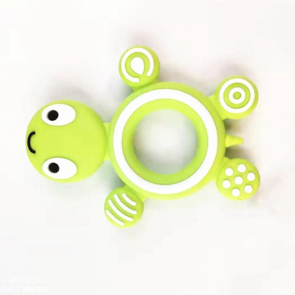 Imebaby Детские Прорезыватели черепаха мультфильм Силиконовые грызуны BPA Бусины DIY