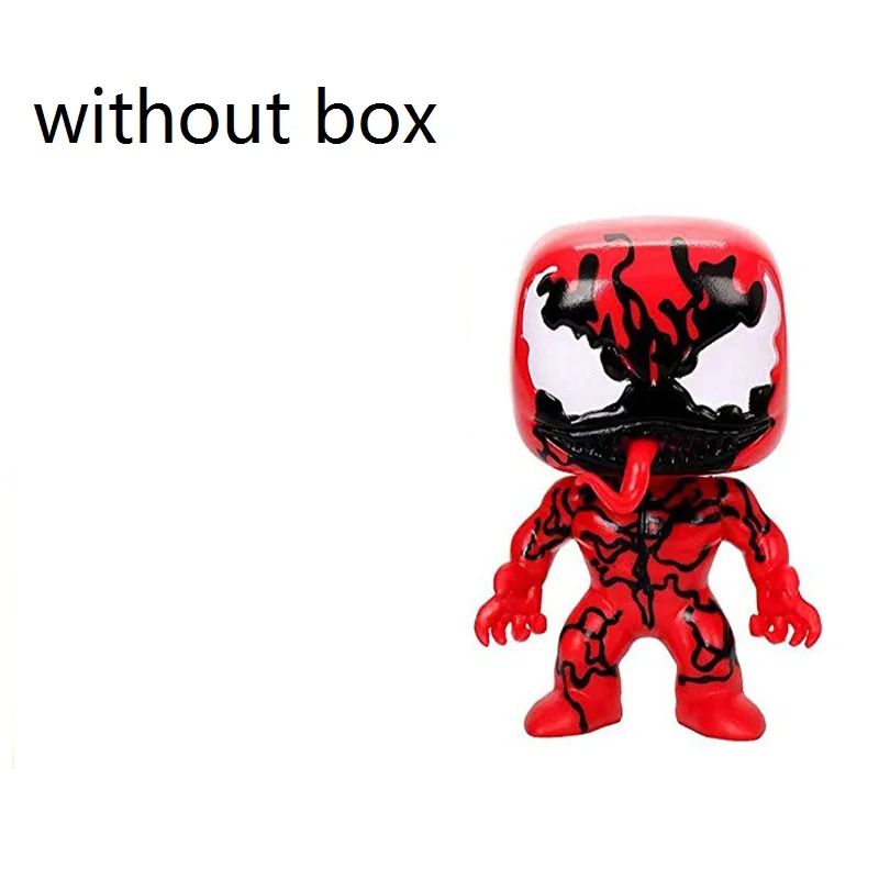 FUNKO POP The Last Spider-Man Venom, Классическая фигурка, ПВХ, фигурка, модель, детские игрушки, подарок на день рождения, Рождество - Цвет: 99without box