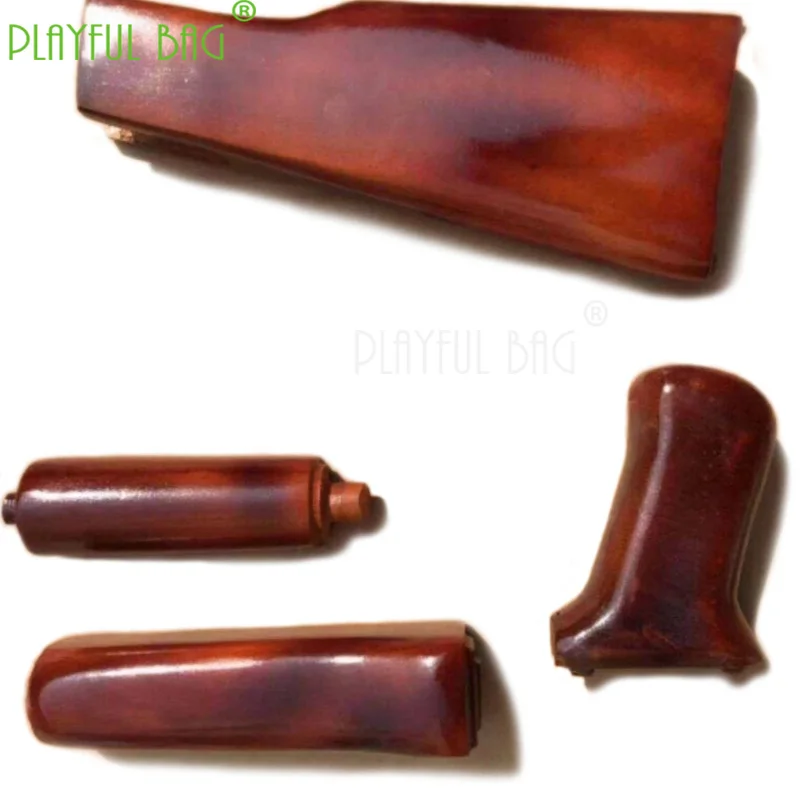 PB игривый Спорт на открытом воздухе тактика DIY хобби Renxiang AK47 пули воды пистолет защита твердой древесины и бука вставки OD38 - Цвет: a  set