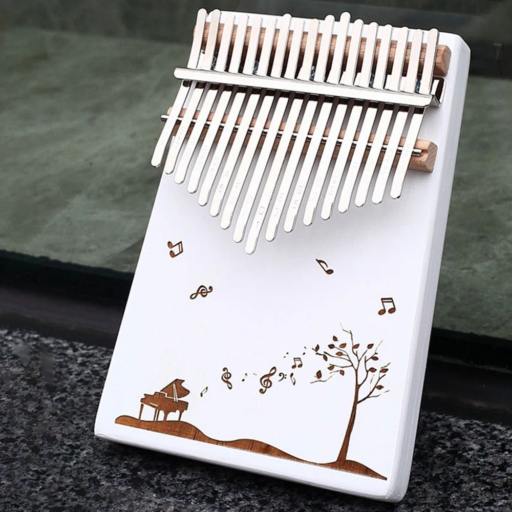 SFIT портативный 17 клавиш калимба белый палец фортепиано звуковая доска тюнинг звук для начинающих запись инструмент фортепиано Музыкальные инструменты