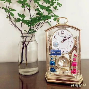 

Bell Bell European-style Modern Pastoral Living Room Crystal Silence In Bedroom Digital Wall Clock